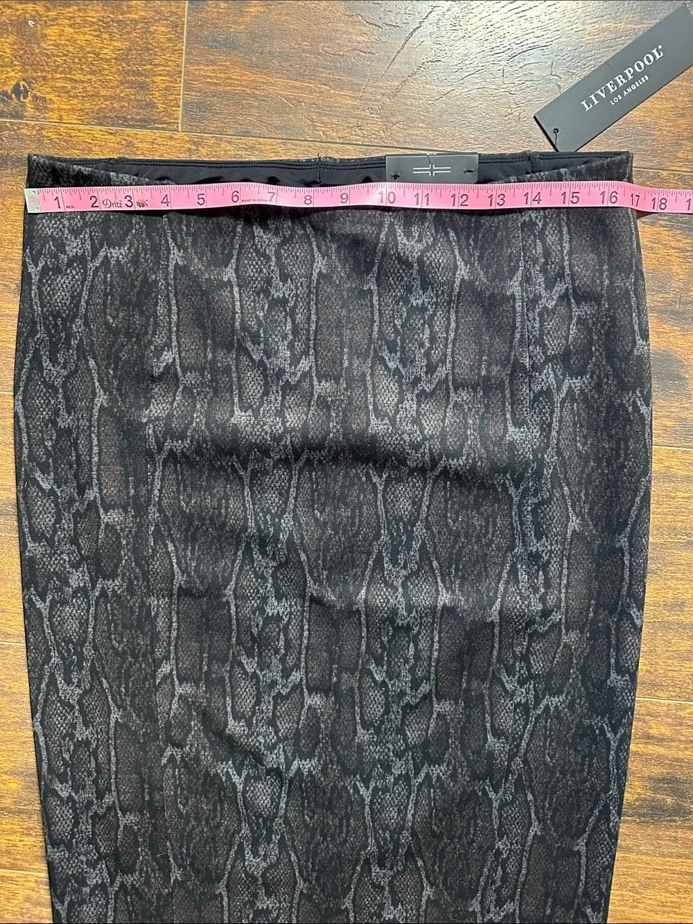 🖤 Liverpool Snakeskin Pencil Skirt Sz 14 NWT 🔥 Office to Date Night